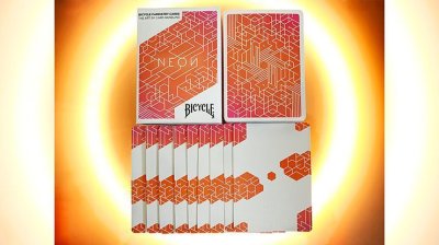 画像2: Orange Bump Neon Playing Cards