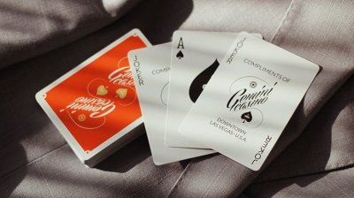 画像1: Gemini Casino 1975 Orange Playing Cards 