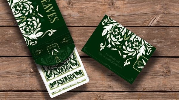 画像1: Leaves Playing Cards by Dutch Card House Company (1)