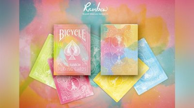 画像1: Bicycle Rainbow (Peach) Playing Cards 