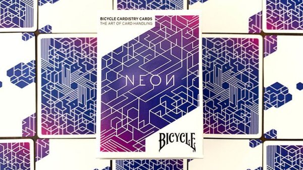 画像1: Bicycle Neon Blue Aurora Playing Cards (1)