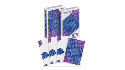 画像3: Bicycle Neon Blue Aurora Playing Cards