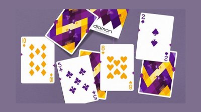 画像2: Diamon Playing Cards N° 14 Purple Star Playing Cards