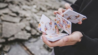 画像2: Fluid Art Orange (Cardistry Edition) Playing Cards