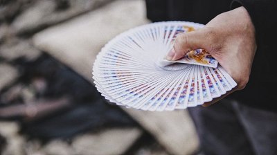 画像1: Fluid Art Orange (Cardistry Edition) Playing Cards