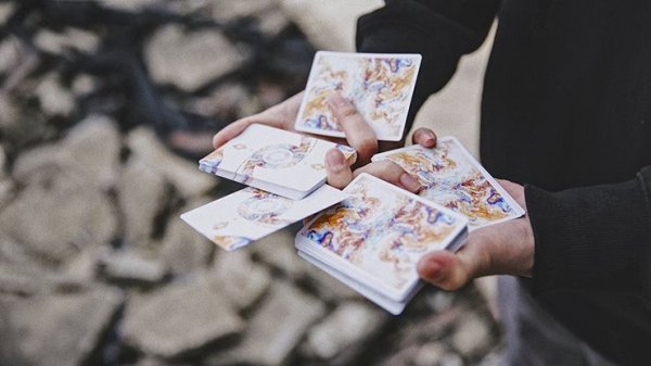 画像1: Fluid Art Orange (Cardistry Edition) Playing Cards (1)