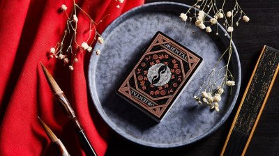 画像1: Oriental Memory Black playing Cards