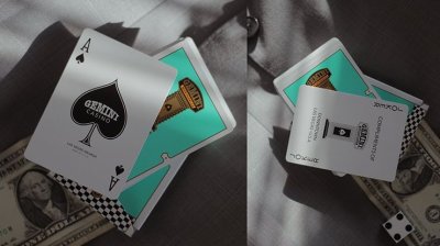 画像2: Gemini Casino Turquoise Playing Cards