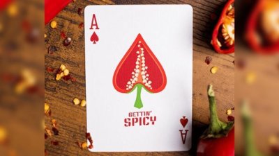 画像2: Gettin' Spicy Chili Pepper Playing Cards by OPC