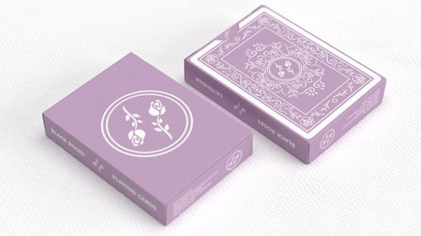 画像1: Black Roses Lavender (Marked) Edition Playing Cards (1)