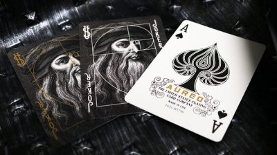 画像1: Bicycle Aureo Black Playing Cards