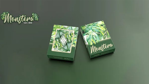 画像1: Monstera (Green) Playing Cards by TCC Presents (1)