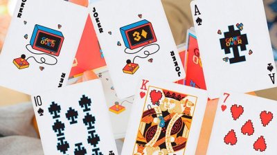 画像3: Game Over Red Playing Cards