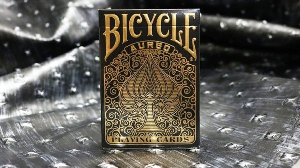 画像1: Bicycle Aureo Black Playing Cards (1)