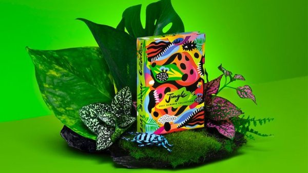 画像1: 2021 Summer Collection Jungle Playing Cards by CardCutz  (1)