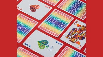 画像2: DKNG Rainbow Wheels (6 Seater Box Set) Playing Cards by Art of Play