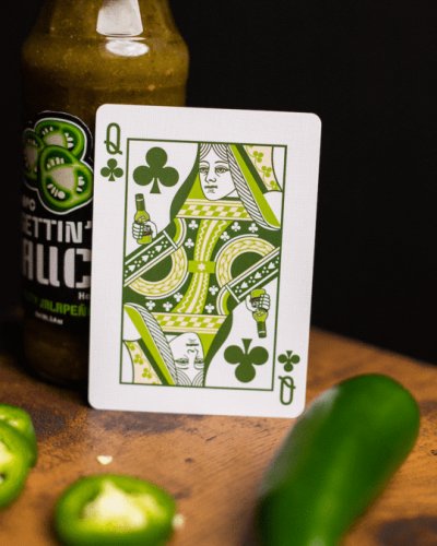 画像2: Gettin’ Saucy Jalapeño Pepper　Playing Cards by OPC　