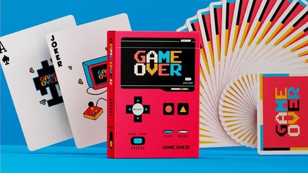 画像1: Game Over Red Playing Cards (1)