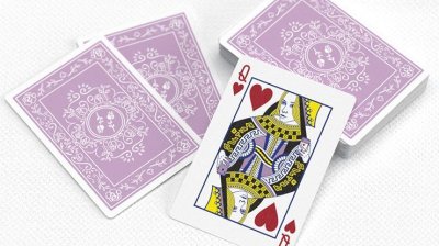 画像1: Black Roses Lavender (Marked) Edition Playing Cards