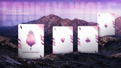 画像1: Lonely Wolf (Purple) Playing Cards