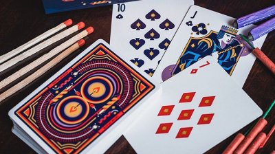 画像1: Fireworks Playing Cards by Riffle Shuffle