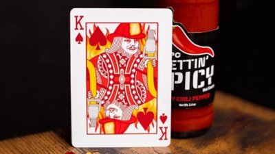 画像3: Gettin' Spicy Chili Pepper Playing Cards by OPC