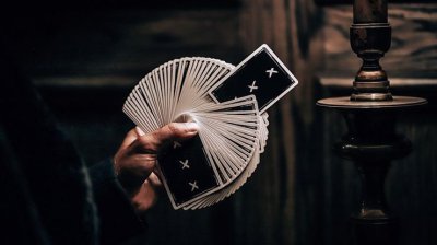 画像1: X Deck (Black) Playing Cards