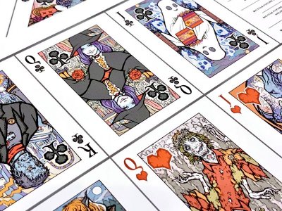 画像1: Bicycle Autumn Night Playing Cards