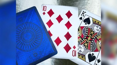 画像1: Tally Ho Blue (Circle) MetalLuxe Playing Cards