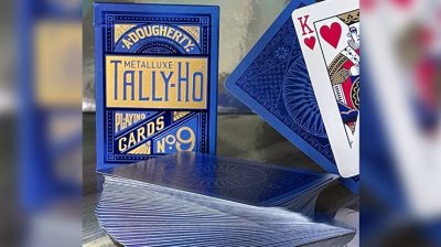 画像3: Tally Ho Blue (Circle) MetalLuxe Playing Cards