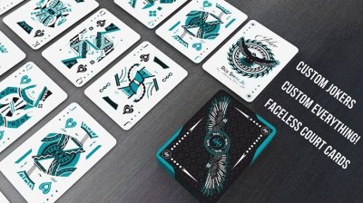 画像2: Aqua Falcon Throwing Cards (Foil)