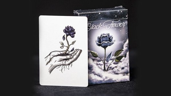 画像1: Black Flower Playing Cards by Jack Nobile (1)