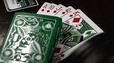 画像1: Soundboards V4 Green Edition Playing Cards