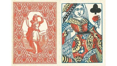 画像1: 1858 Samuel Hart Reproduction Playing Cards