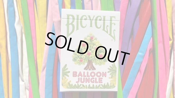 画像1: Gilded Bicycle Balloon Jungle Playing Cards (1)
