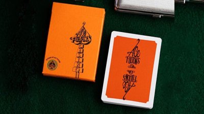 画像3: ACE FULTON'S 10 YEAR ANNIVERSARY SUNSET ORANGE PLAYING CARDS