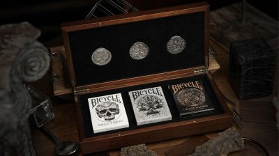 画像1: Apocalypse Bicycle Wooden Box Set Playing Cards by TCC