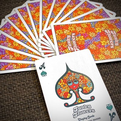 画像2: Bicycle Funky Flowers Playing Cards