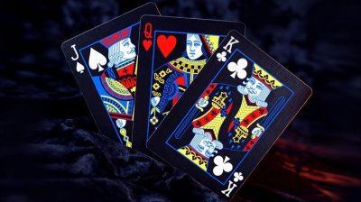 画像1: Bicycle Reverse (Red) Playing Cards