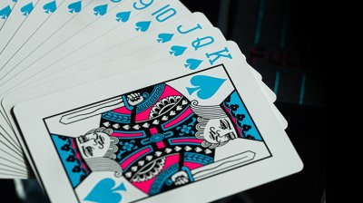 画像3: FULTONS Arcade TRON Edition Pink and Blue Foil Playing Cards