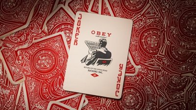 画像1: Obey Red Edition Playing Cards by theory11