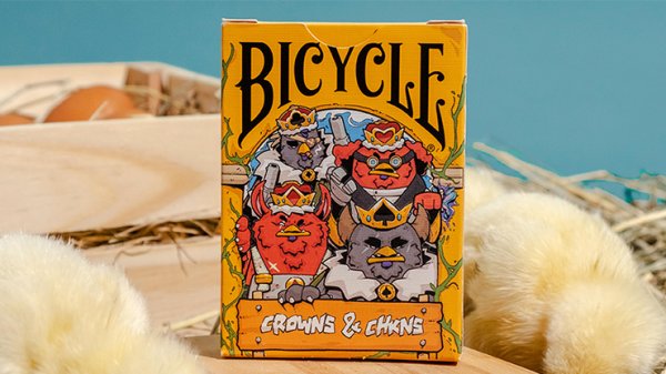 画像1: BICYCLE CHKNS & CROWNS PLAYING CARDS (1)