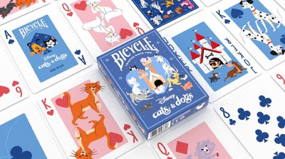 画像1: Bicycle Disney Cats and Dogs Playing Cards 