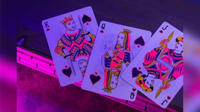 画像3: Bicycle Star-Fire Pink Neon Playing Cards