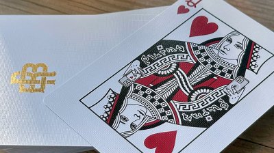 画像3: Gold Foil Monogram Playing Cards