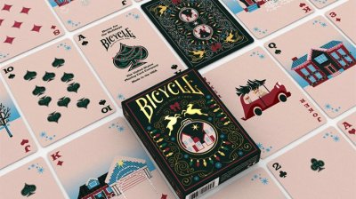 画像1: Bicycle Home for the Holidays Playing Cards