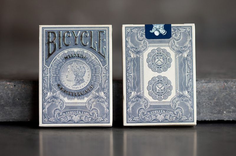 Bicycle Branded Silver Certificate Deck - トランプ/UNO