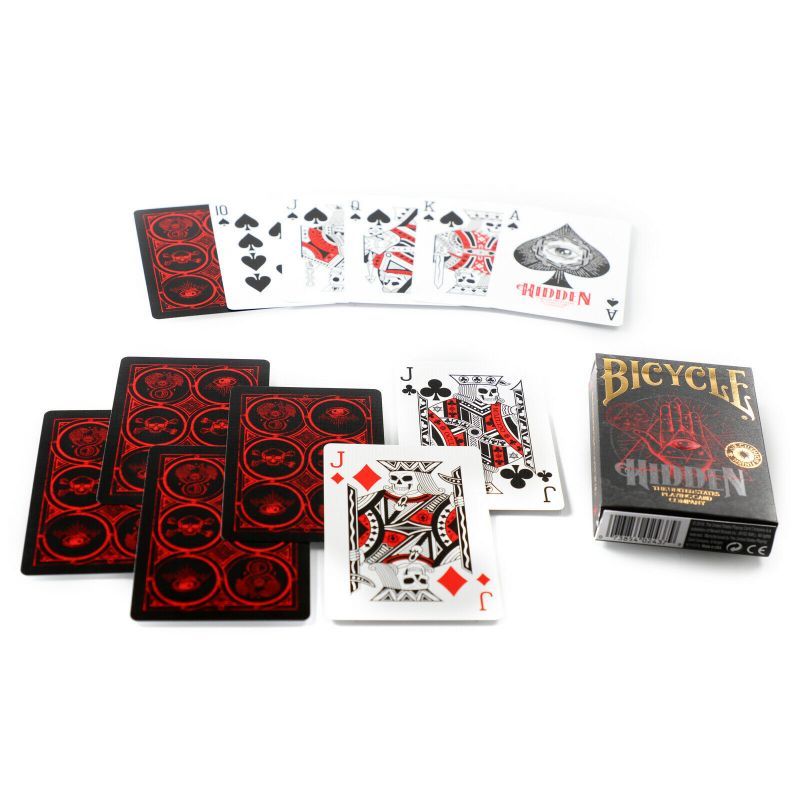 bicycle playing cards hidden